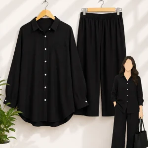 2 Piece Co-Ord Set – Black