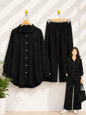 2 Piece Co-Ord Set – Black