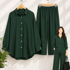 2 Piece Co-Ord Set – Emerald Green