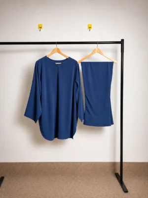 2 Piece Banat Daily Wear Suit – Blue
