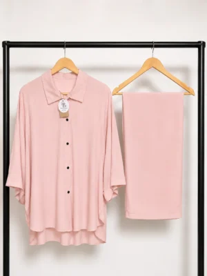 2 Piece Co-Ord Set – Soft Pink
